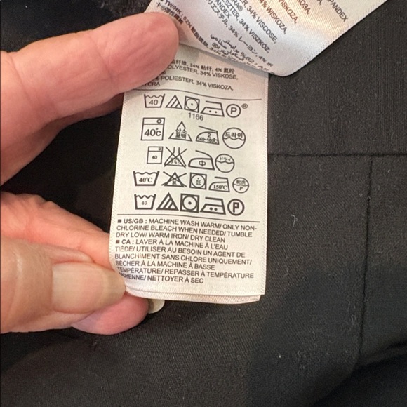 GAP Modern Boot Black Trousers. 4A Stretch - Picture 11 of 13